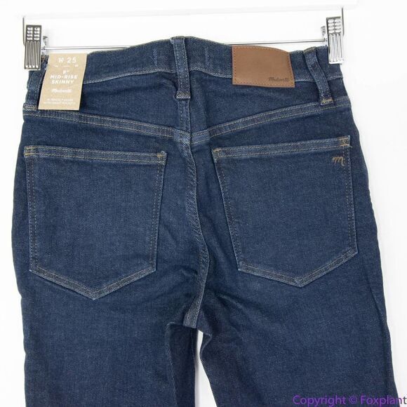NEW Madewell 9" Mid-Rise Skinny Jeans in Orland Wash: TENCEL™ Denim, 25 - Picture 7 of 16